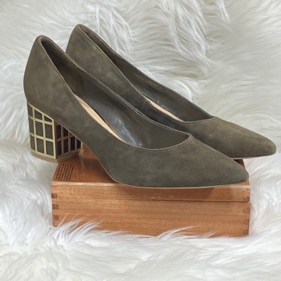 B Brian Atwood Shoes - B Brian Atwood Karina Suede Caged Heels
